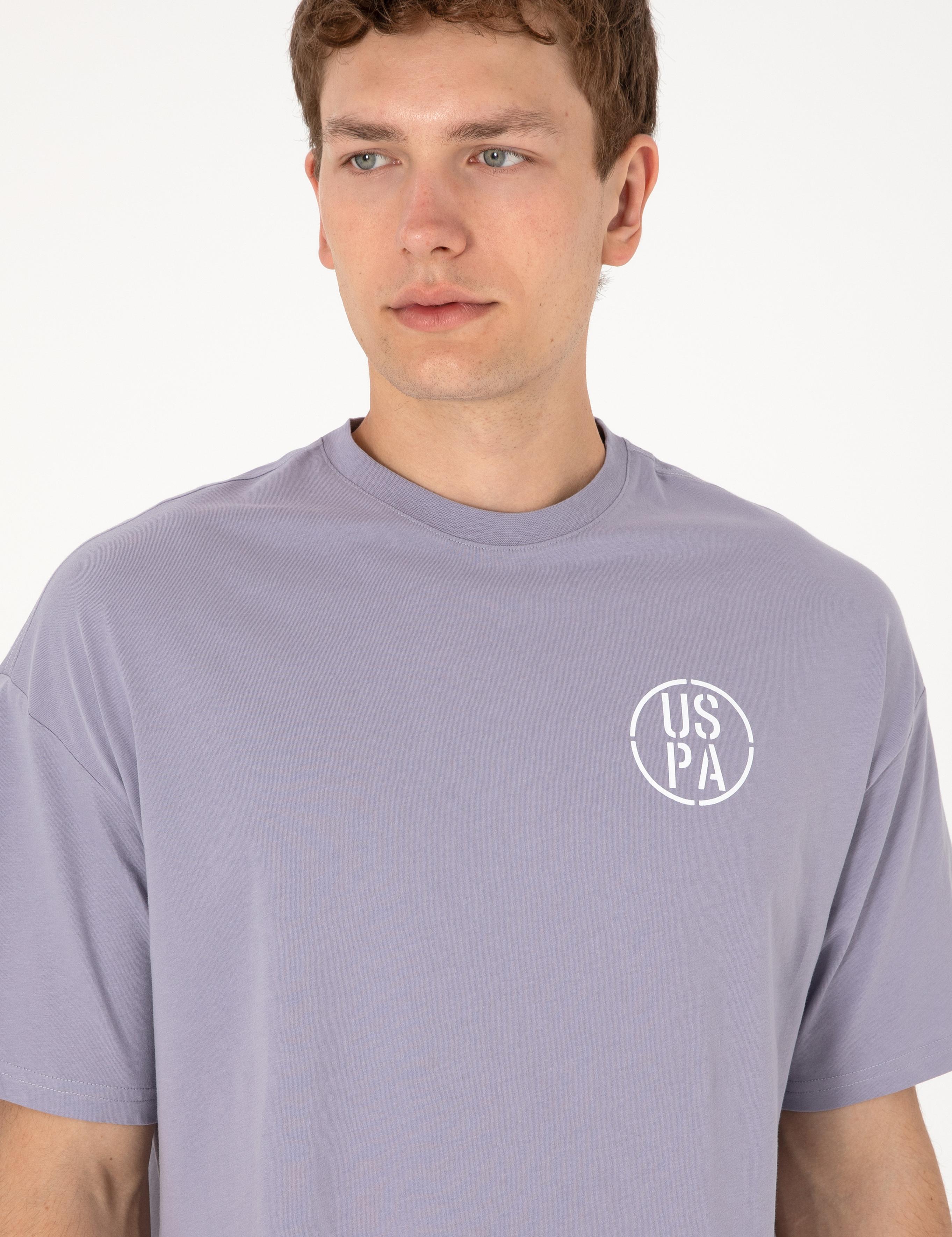 تی شرت یقه گرد آستین کوتاه Oversize یقه گرد مردانه یو اس پولو | U.S. Polo Assn. - تصویر 4