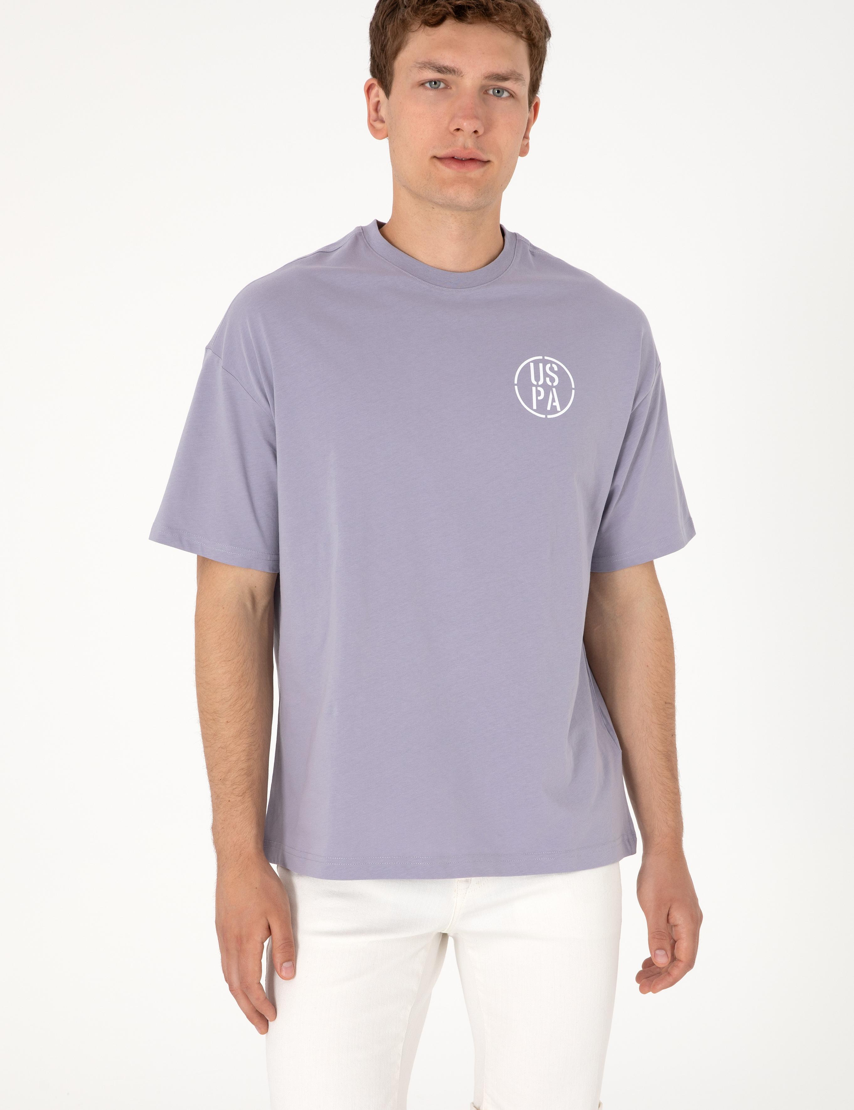 تی شرت یقه گرد آستین کوتاه Oversize یقه گرد مردانه یو اس پولو | U.S. Polo Assn. - تصویر 3