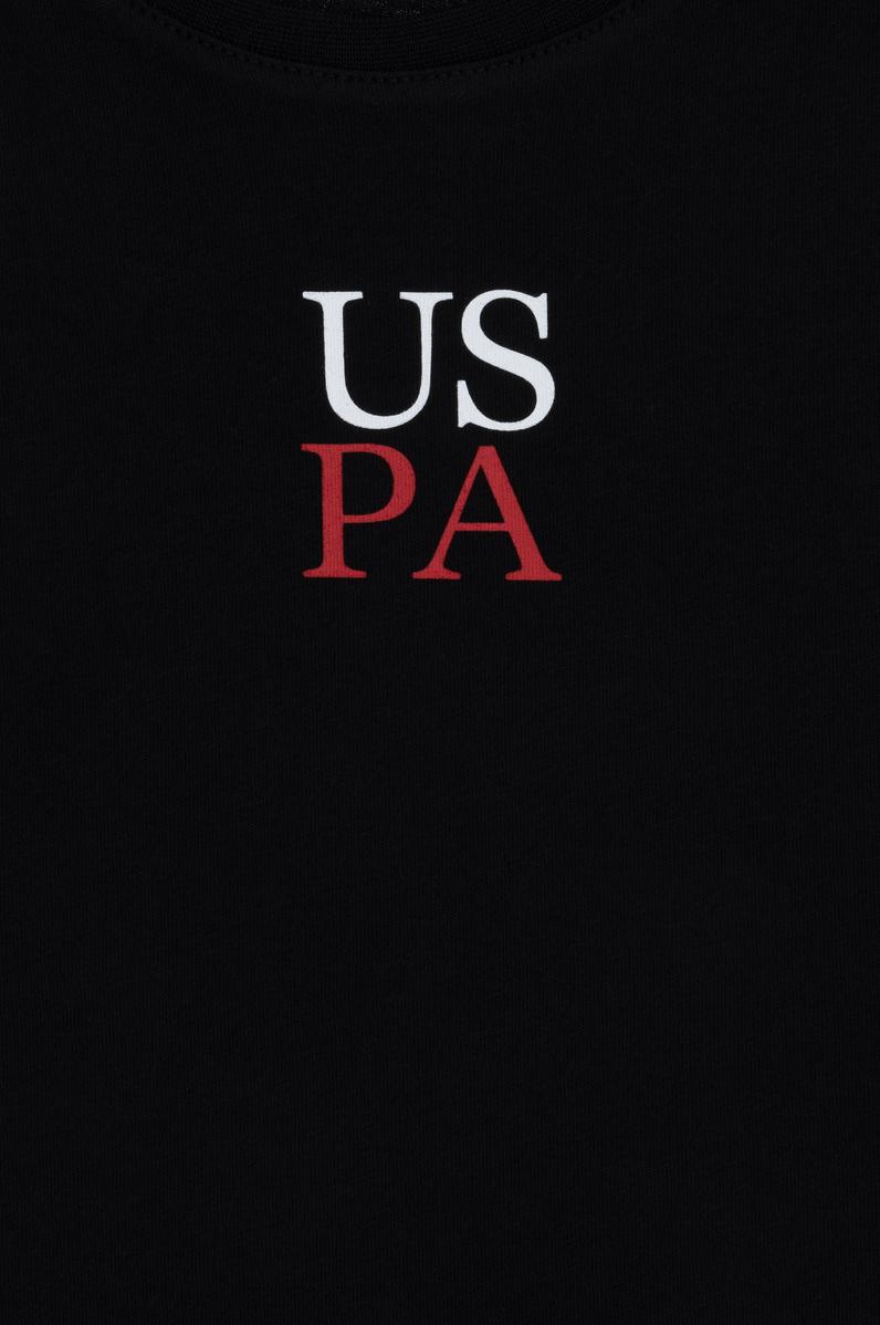 Erkek Çocuk Siyah Oversize Bisiklet Yaka Tişört