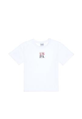 Erkek Çocuk Beyaz Oversize Bisiklet Yaka Tişört - 50306498028