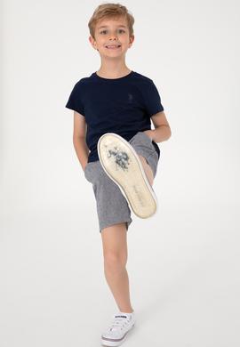 Erkek Çocuk Lacivert Comfort Basic Bisiklet Yaka Tişört - 50306502033