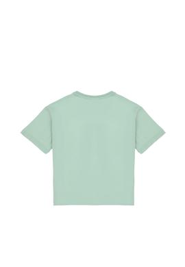 Erkek Çocuk Su Yeşili Comfort Basic Bisiklet Yaka Tişört - 50306513064