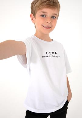 Erkek Çocuk Beyaz Comfort Basic Bisiklet Yaka Tişört - 50306513009