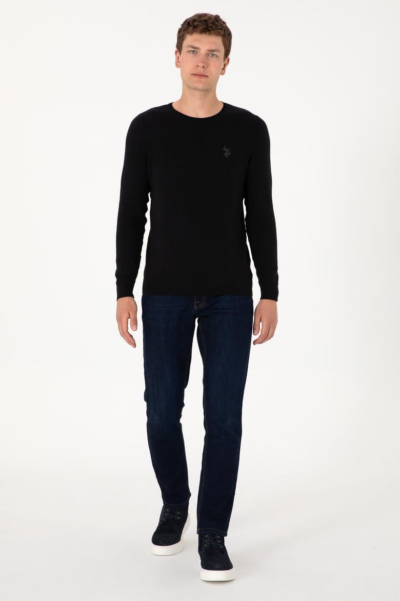 Erkek Siyah Basic Kazak - 50293505027