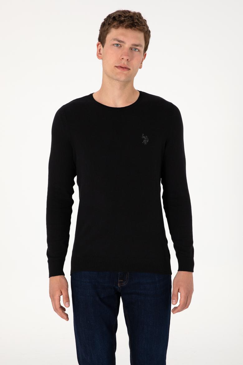 Erkek Siyah Basic Kazak - 50293505027