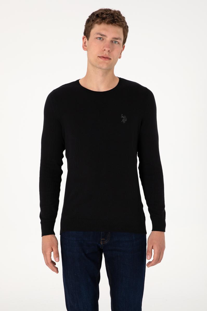 Erkek Siyah Basic Kazak