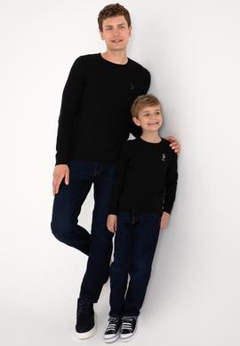 Erkek Siyah Basic Kazak - 50293505027