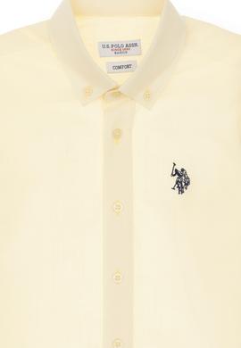 Erkek Çocuk Limon Uzun Kollu Basic Gömlek - 50306583039