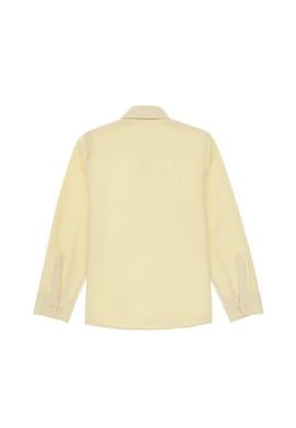 Erkek Çocuk Açık Haki Uzun Kollu Basic Gömlek - 50306584073