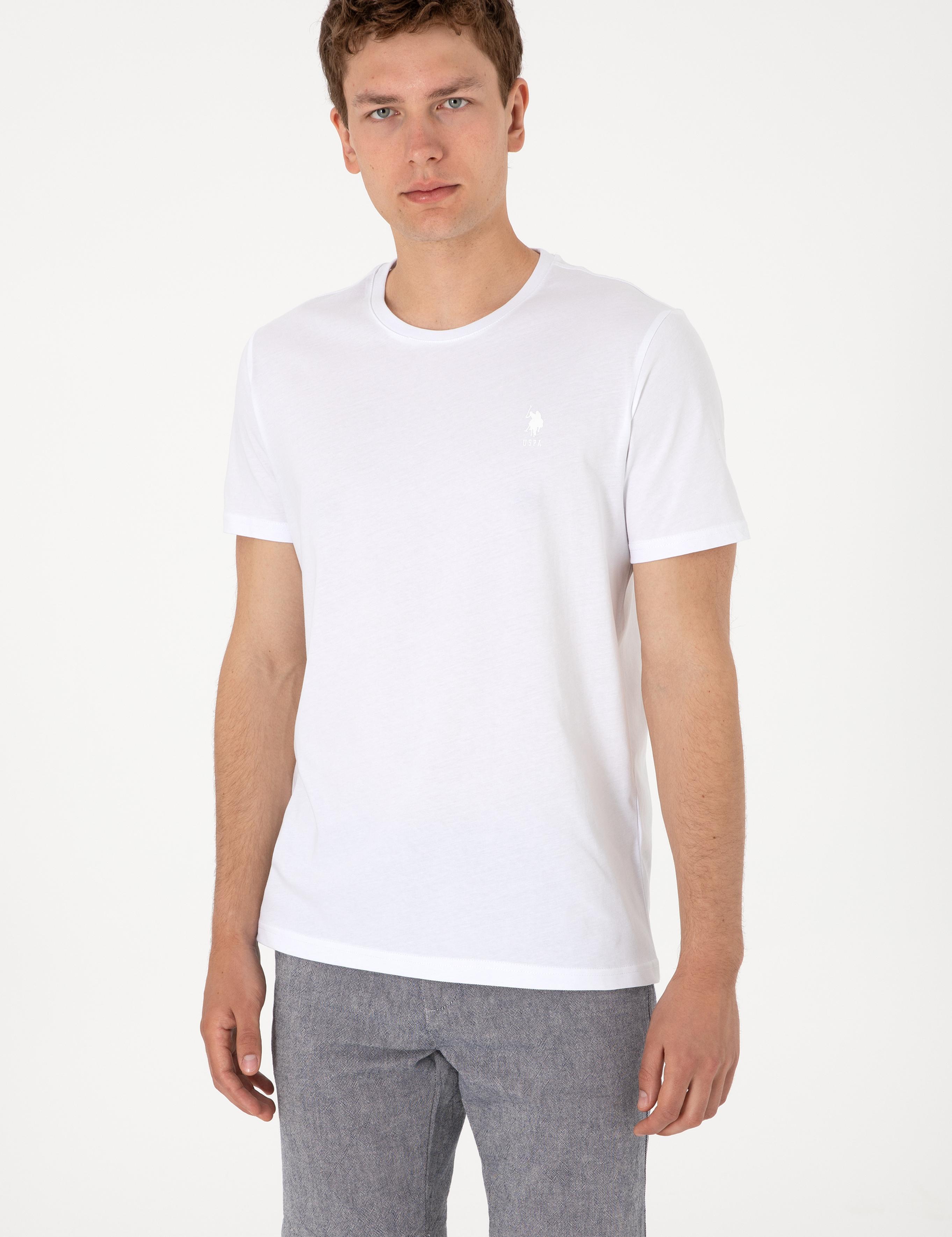 تی شرت یقه گرد آستین کوتاه رگولار یقه گرد مردانه یو اس پولو | U.S. Polo Assn. - تصویر 3