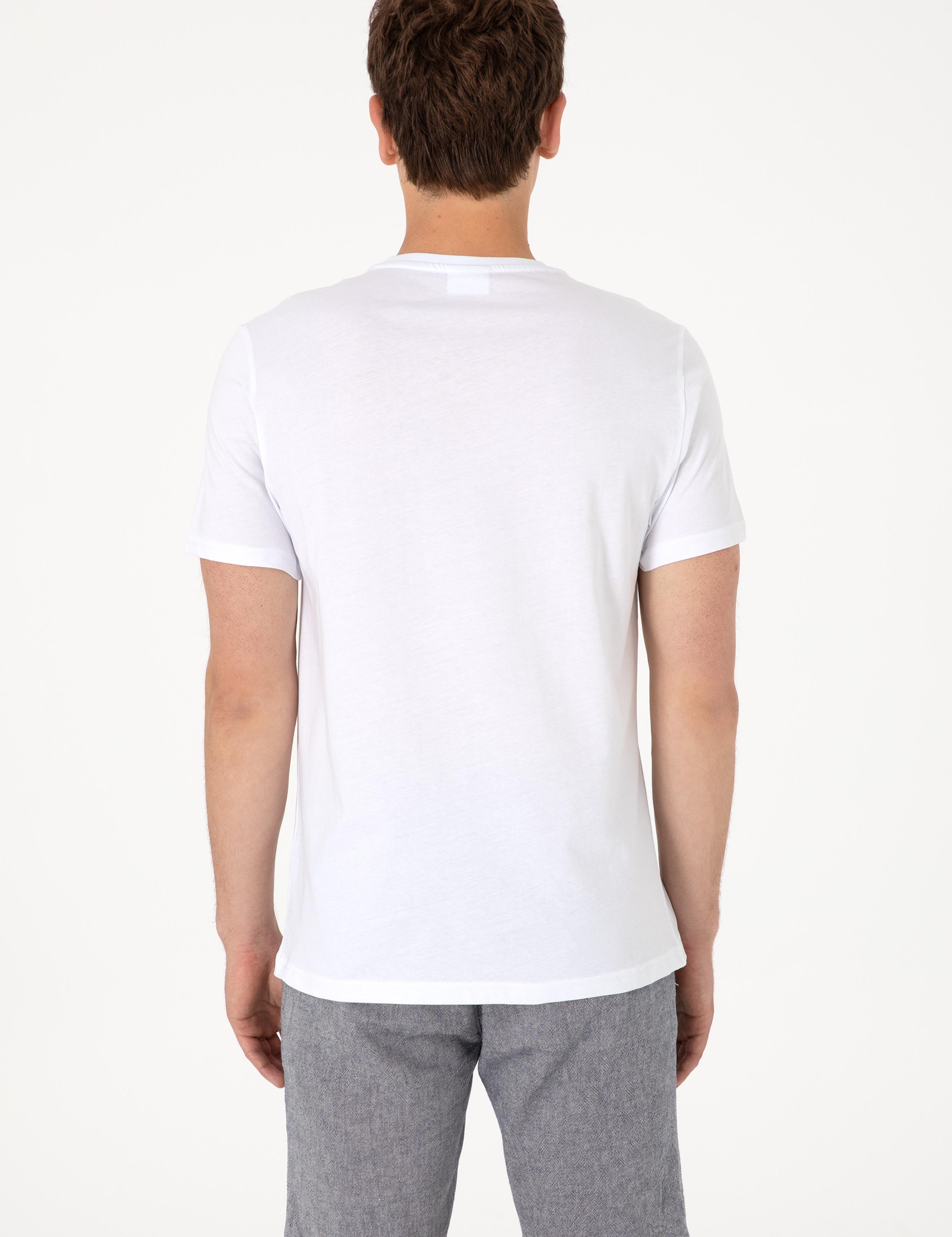 تی شرت یقه گرد آستین کوتاه رگولار یقه گرد مردانه یو اس پولو | U.S. Polo Assn. - تصویر 7