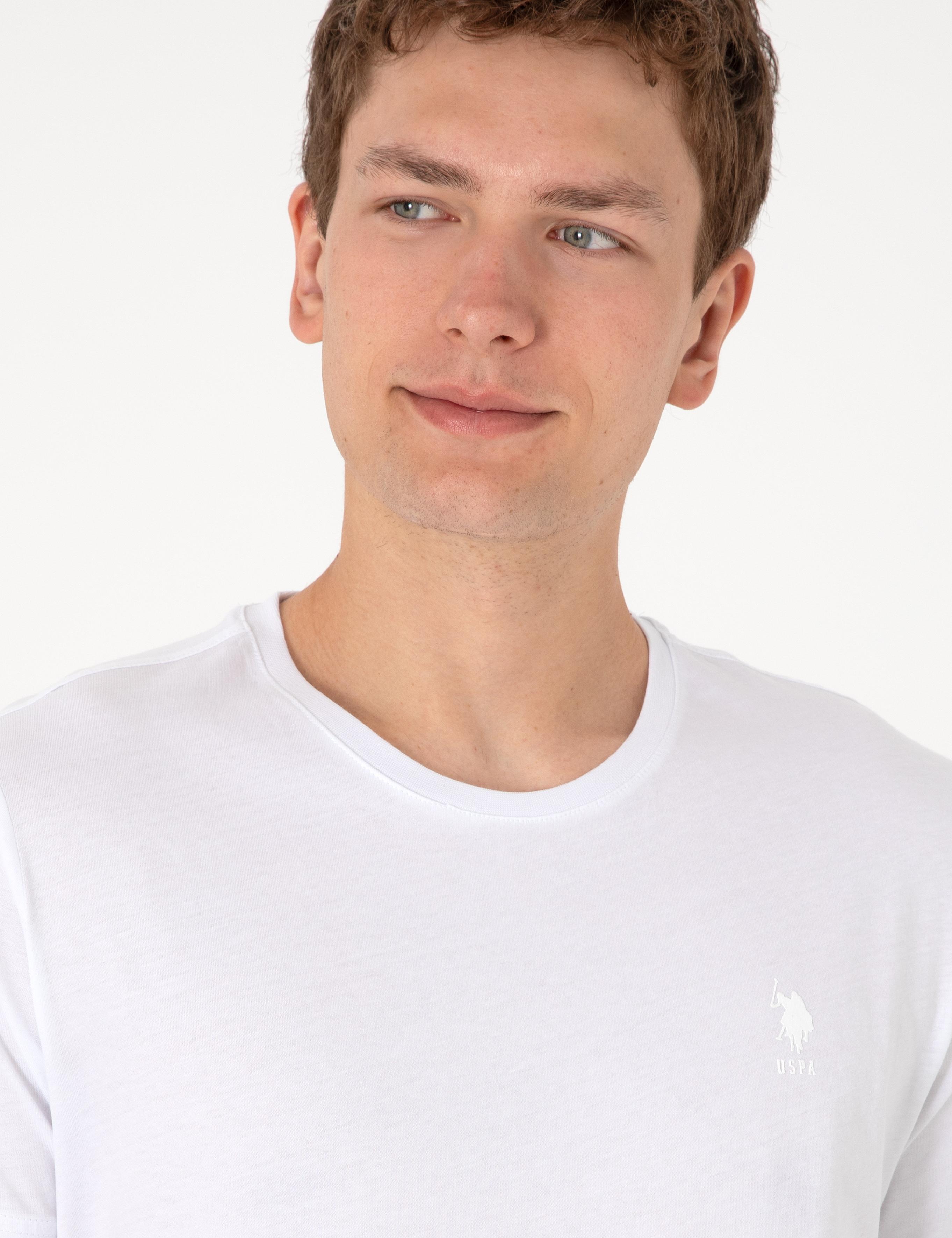 تی شرت یقه گرد آستین کوتاه رگولار یقه گرد مردانه یو اس پولو | U.S. Polo Assn. - تصویر 4