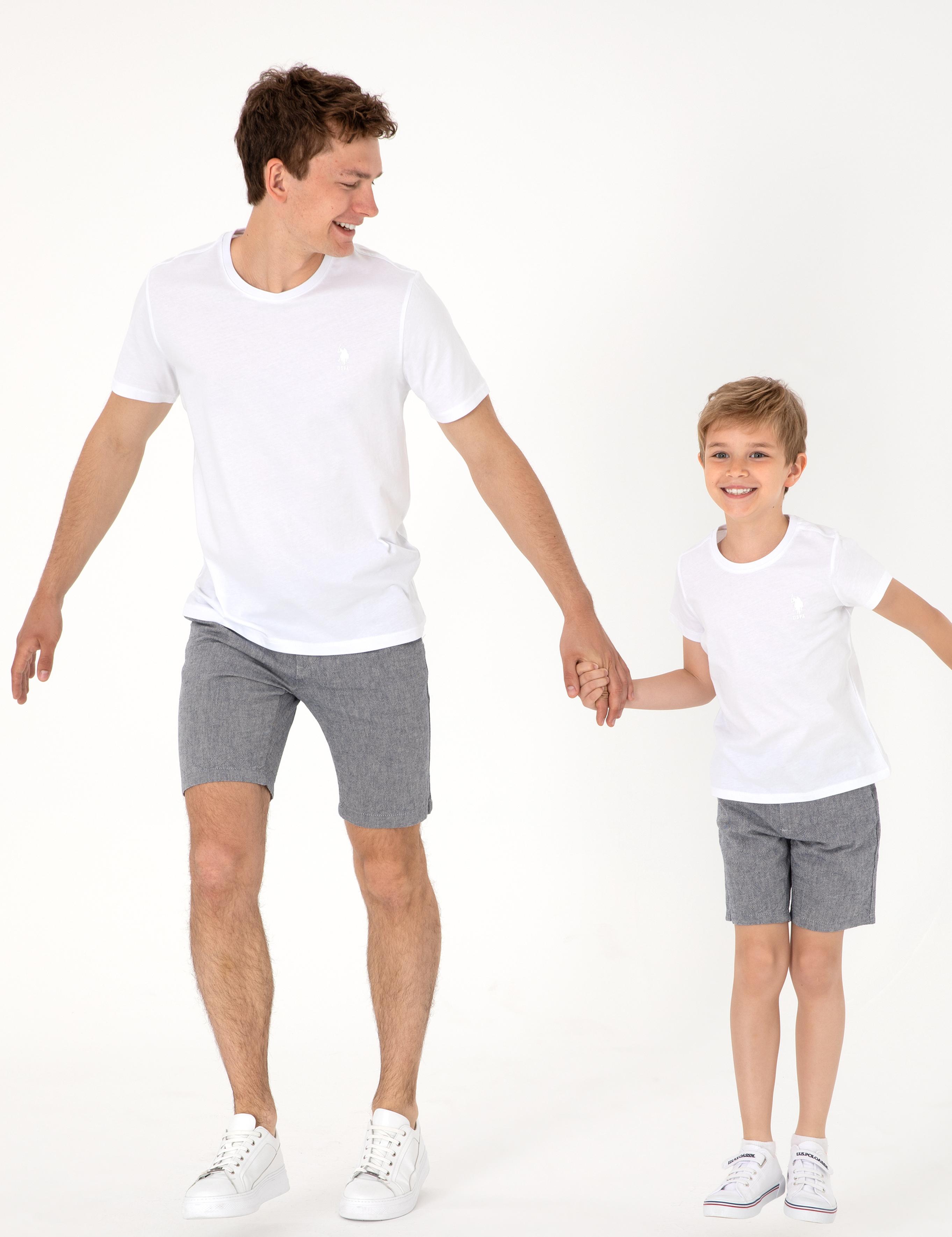 تی شرت یقه گرد آستین کوتاه رگولار یقه گرد مردانه یو اس پولو | U.S. Polo Assn. - تصویر 2
