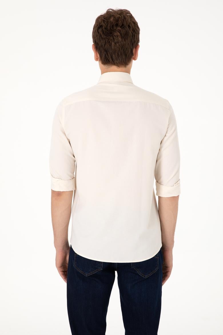 Erkek Taş Uzun Kollu Basic Gömlek - 50306338100