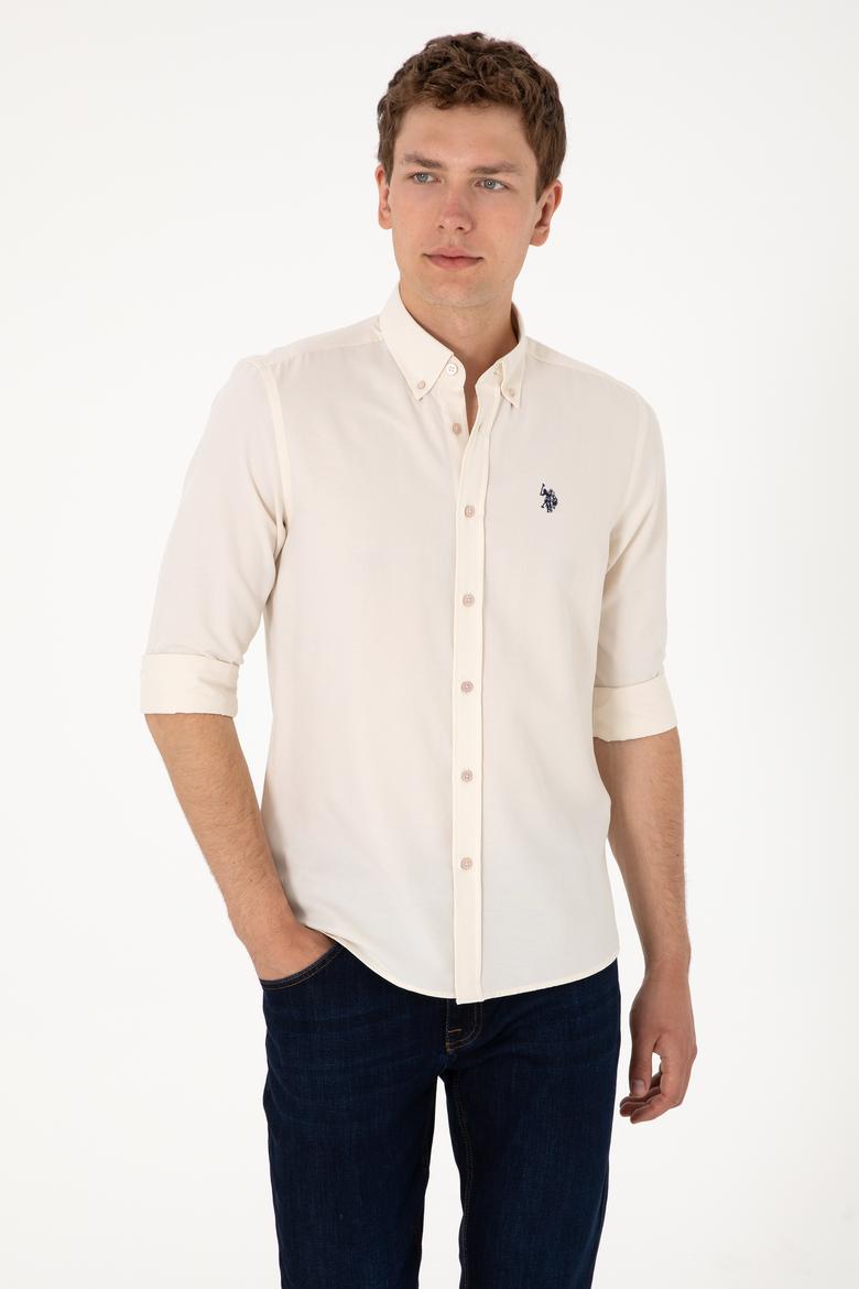 Erkek Taş Uzun Kollu Basic Gömlek - 50306338100