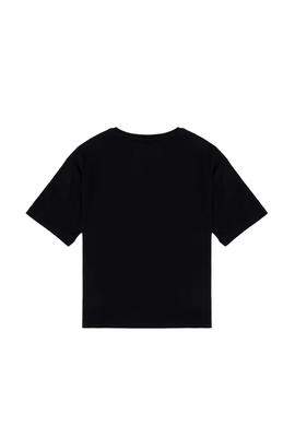 Erkek Çocuk Siyah Comfort Basic Bisiklet Yaka Tişört - 50306513016