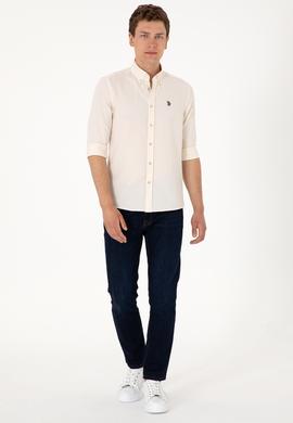 Erkek Taş Uzun Kollu Basic Gömlek - 50306338100