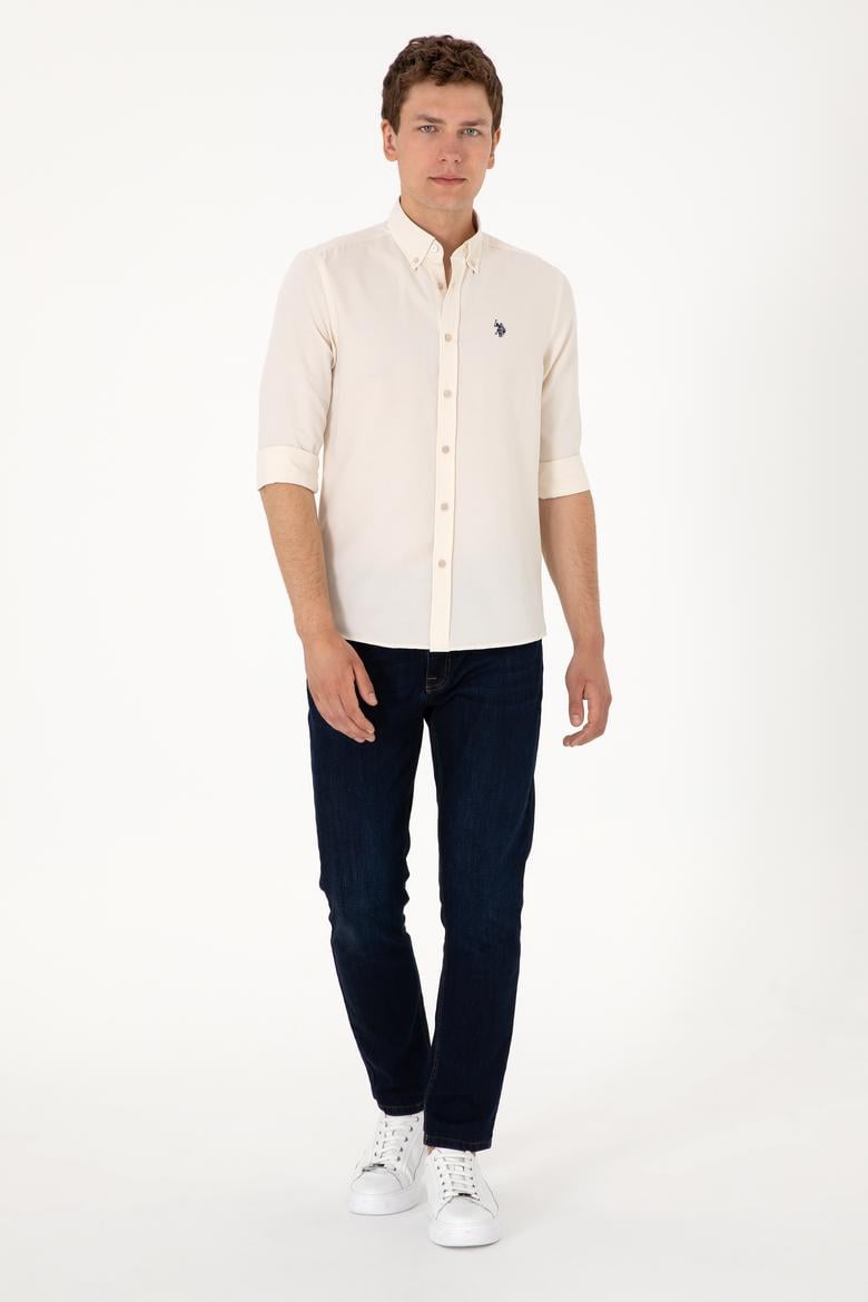 Erkek Taş Uzun Kollu Basic Gömlek - 50306338100