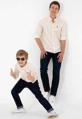 Erkek Taş Uzun Kollu Basic Gömlek - 50306338100