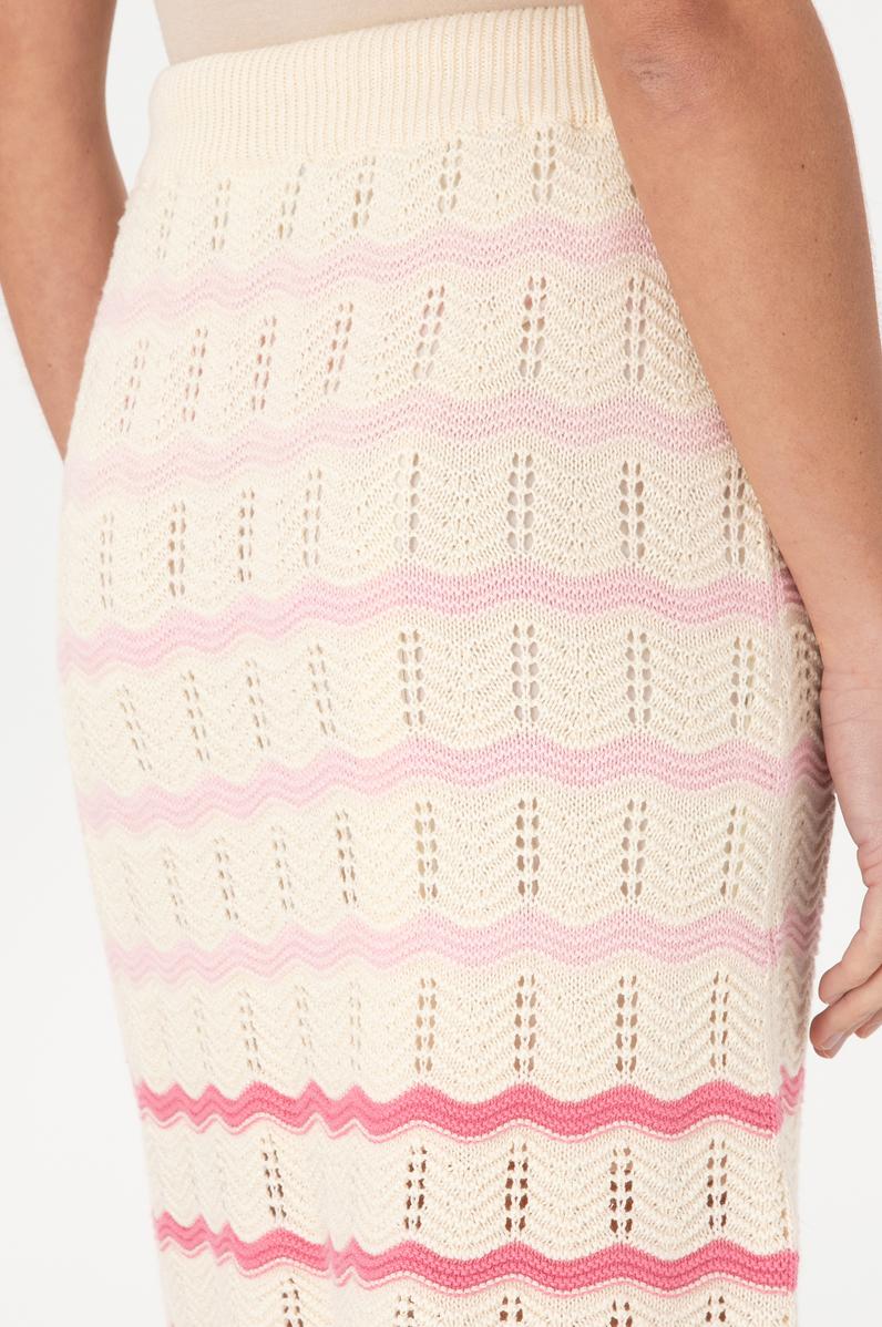 Kadın Krem Triko Etek