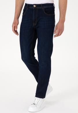 Erkek Koyu Mavi Jean Pantolon - 50308281037