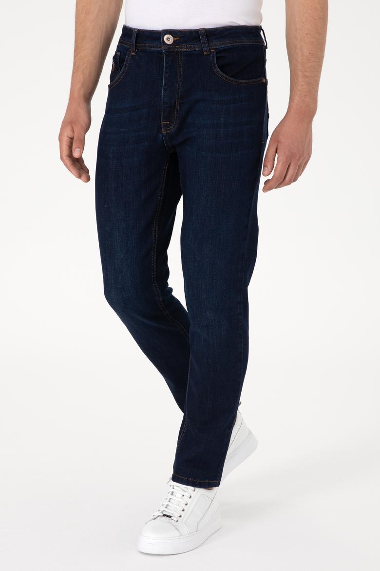 Erkek Koyu Mavi Jean Pantolon - 50308281037