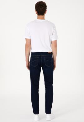 Erkek Koyu Mavi Jean Pantolon - 50308281037