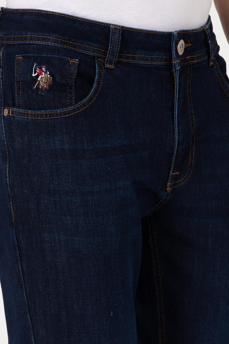 Erkek Koyu Mavi Jean Pantolon - 50308281037