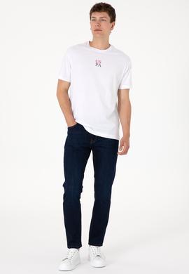 Erkek Koyu Mavi Jean Pantolon - 50308281037