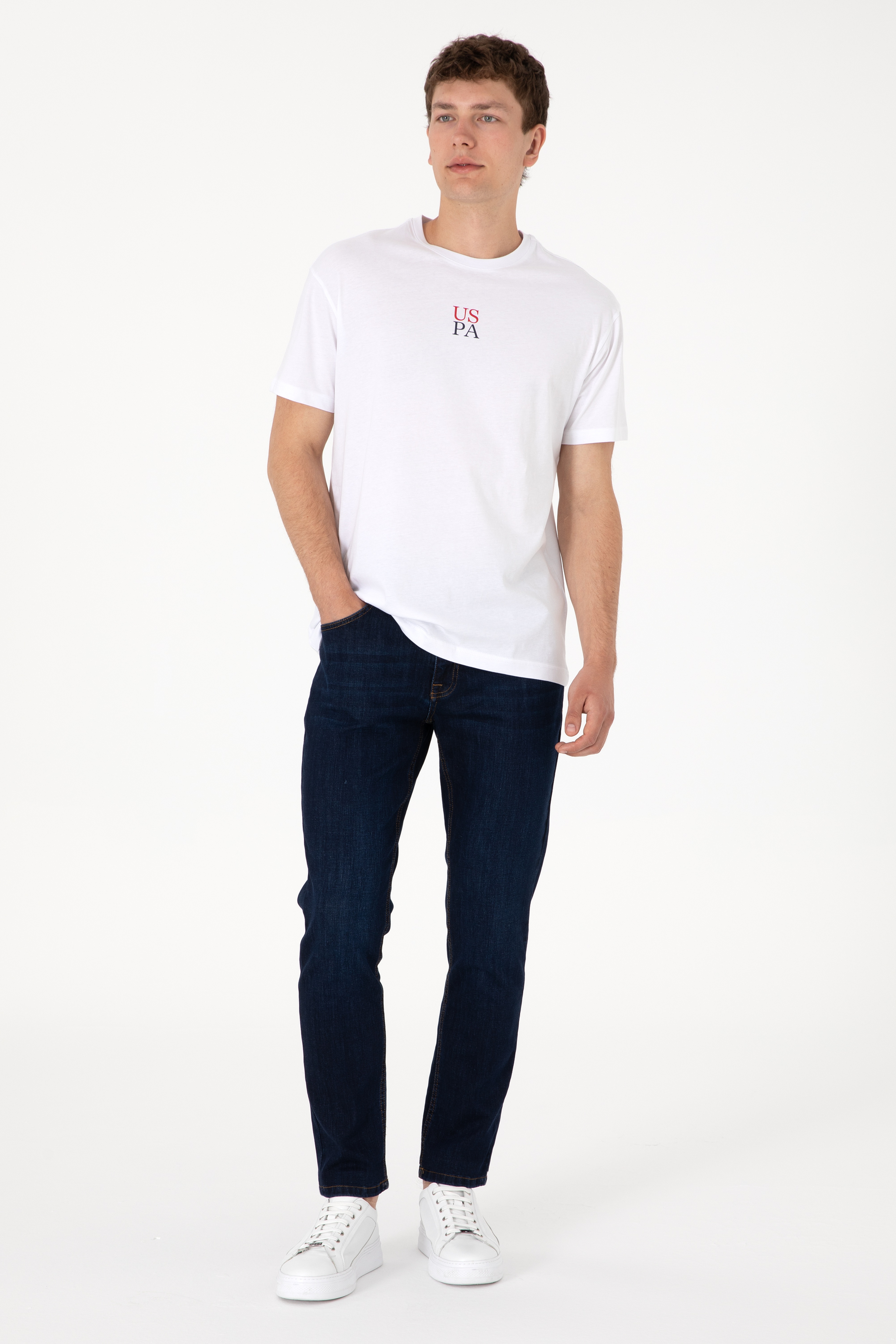Erkek Koyu Mavi Jean Pantolon - Image 3