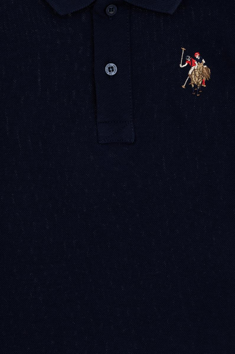 Erkek Çocuk Lacivert Basic Polo Yaka Tişört