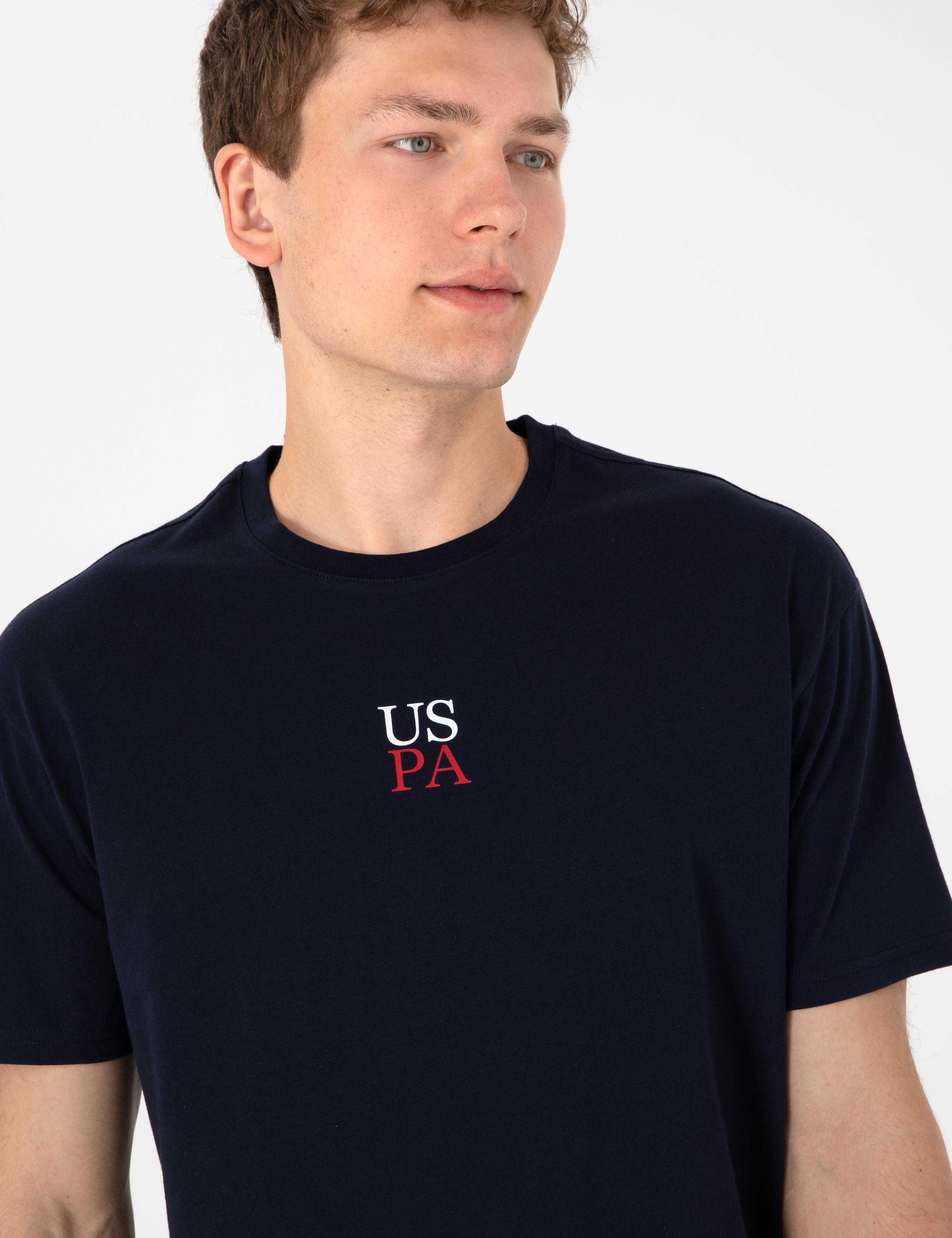 تی شرت یقه گرد آستین کوتاه ریلکس یقه گرد مردانه یو اس پولو | U.S. Polo Assn. - تصویر 4
