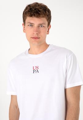 Erkek Comfort Fit Bisiklet Yaka Beyaz Tişört - 50306450030