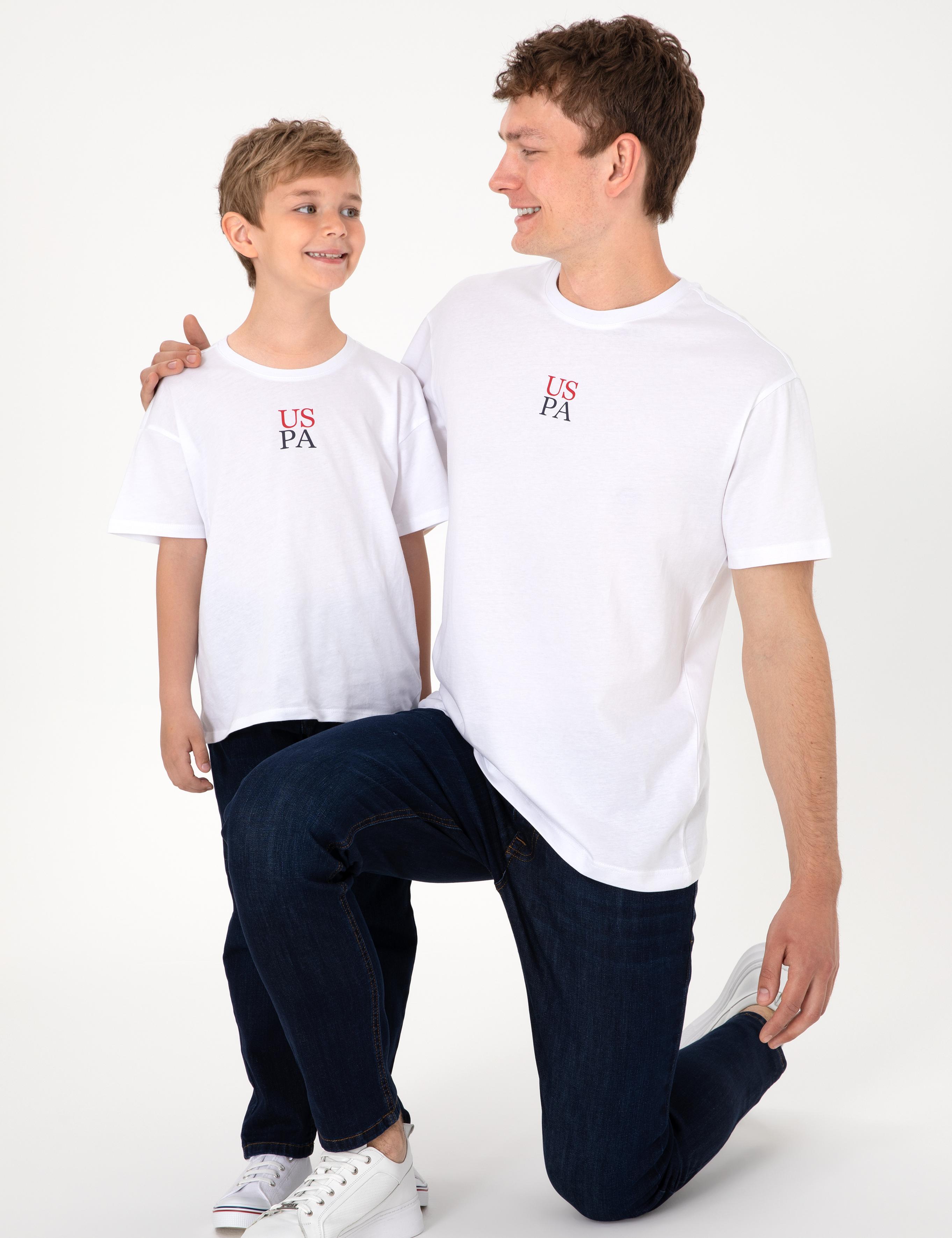 تی شرت یقه گرد آستین کوتاه ریلکس یقه گرد مردانه یو اس پولو | U.S. Polo Assn. - تصویر 2