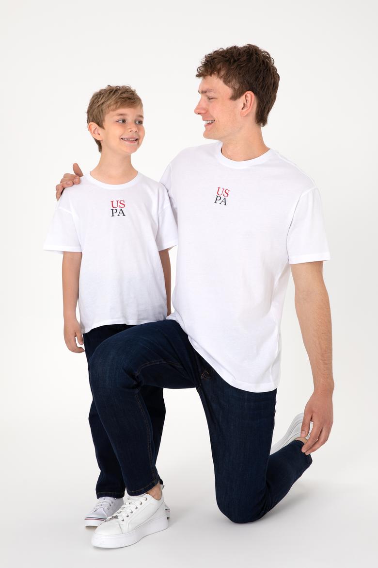 Erkek Comfort Fit Bisiklet Yaka Beyaz Tişört - 50306450030