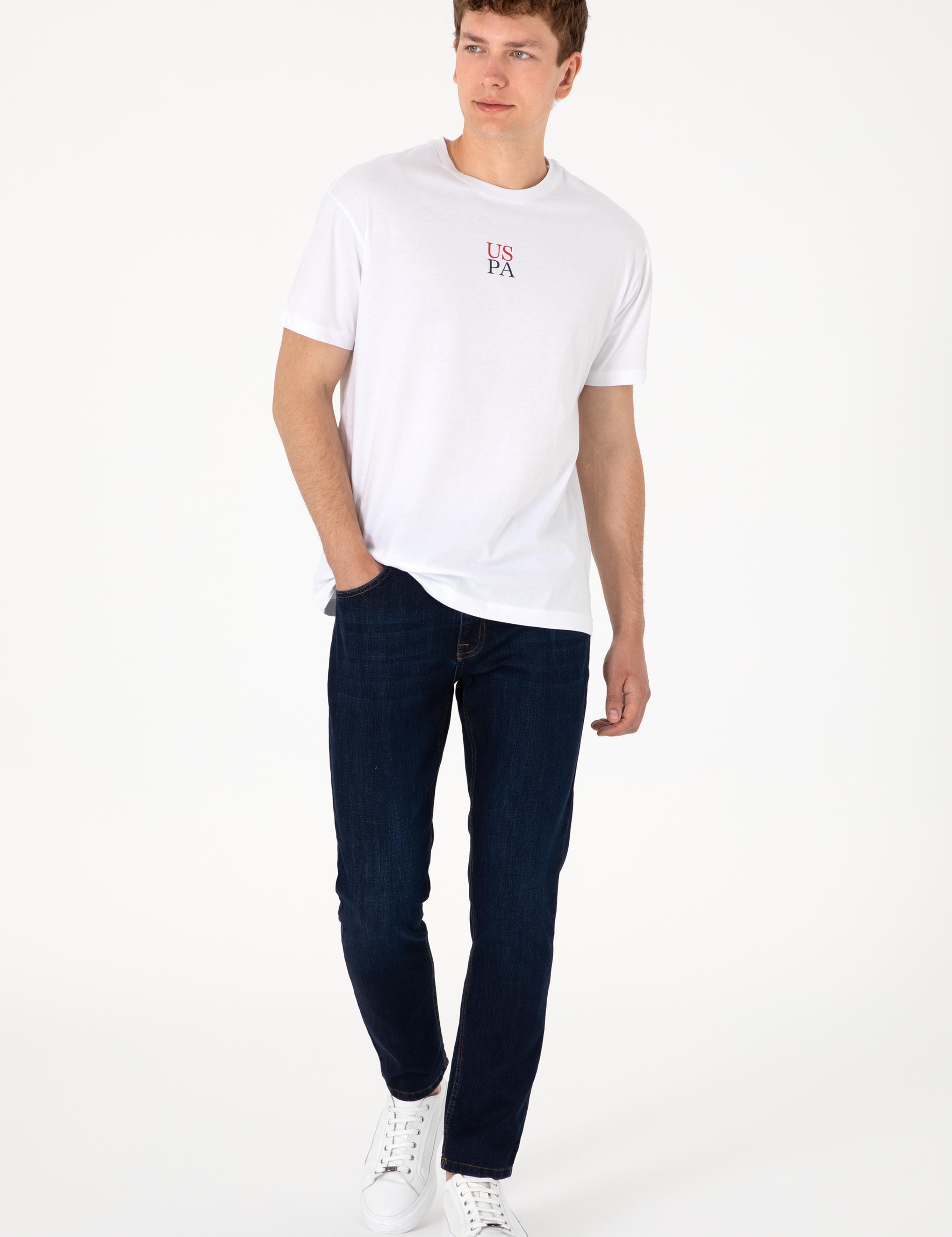 تی شرت یقه گرد آستین کوتاه ریلکس یقه گرد مردانه یو اس پولو | U.S. Polo Assn. - تصویر 6