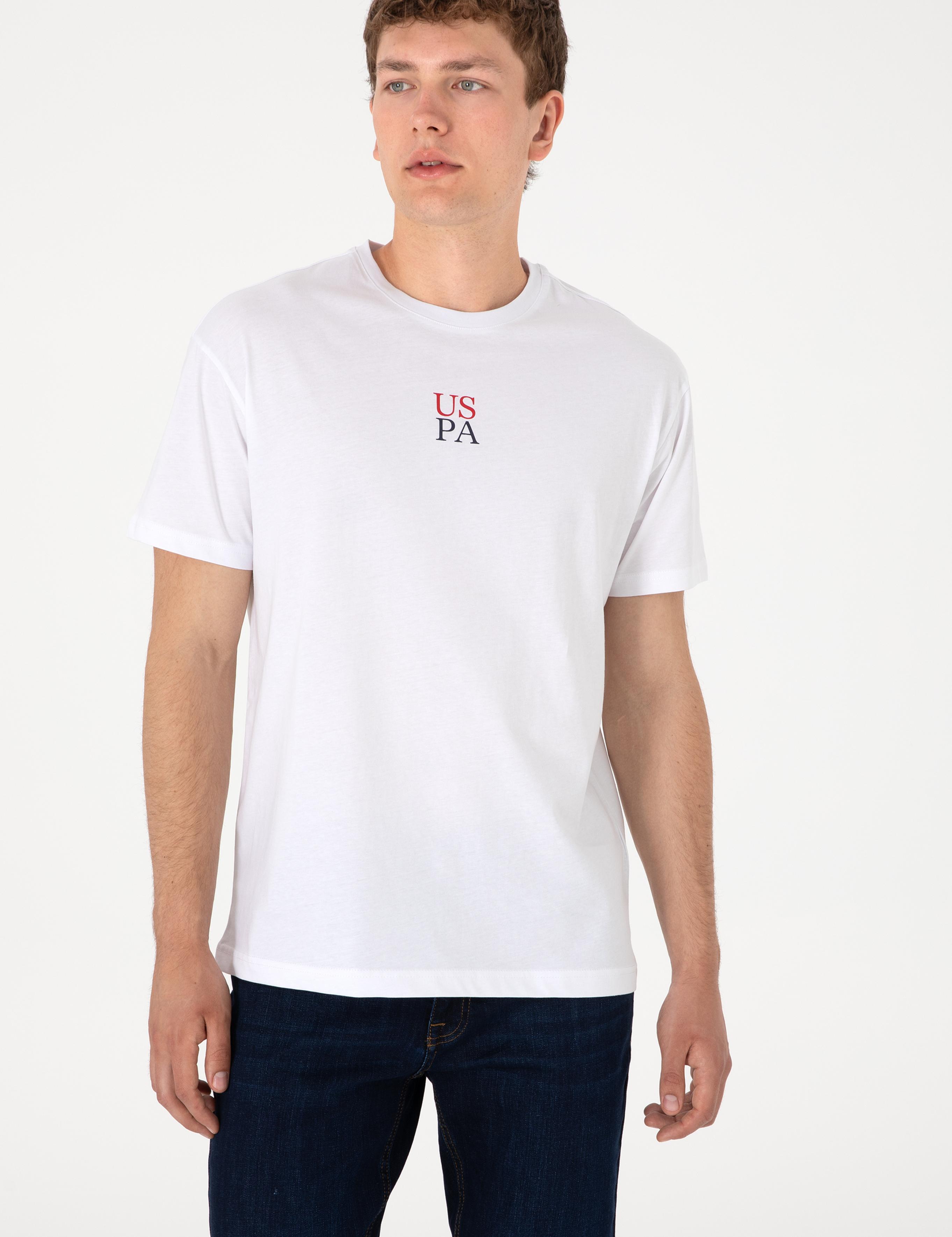 تی شرت یقه گرد آستین کوتاه ریلکس یقه گرد مردانه یو اس پولو | U.S. Polo Assn. - تصویر 5