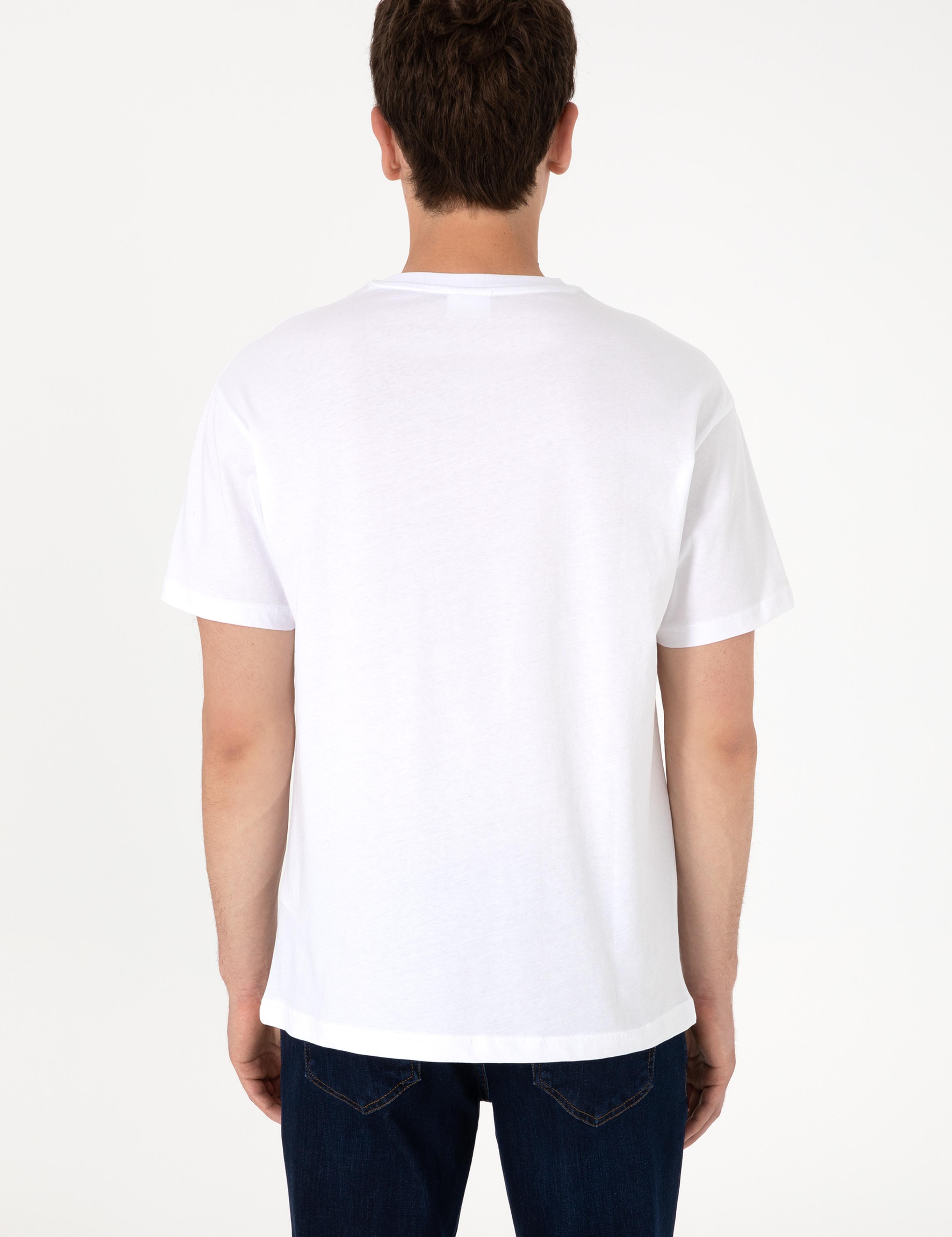 تی شرت یقه گرد آستین کوتاه ریلکس یقه گرد مردانه یو اس پولو | U.S. Polo Assn. - تصویر 7