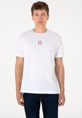 Erkek Comfort Fit Bisiklet Yaka Beyaz Tişört - 50306450030