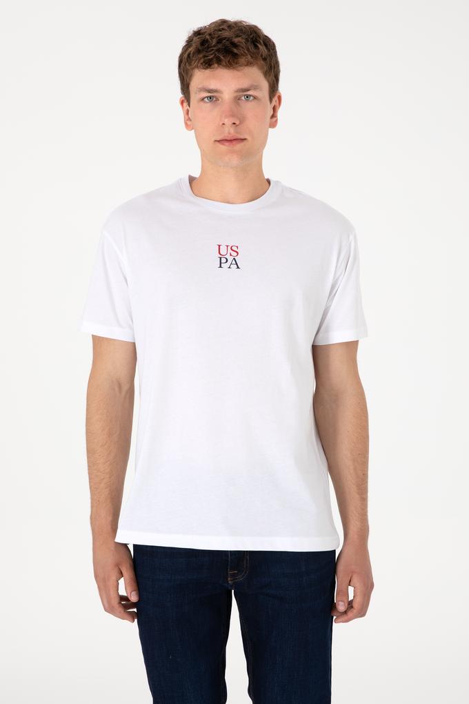 Erkek Comfort Fit Bisiklet Yaka Beyaz Tişört