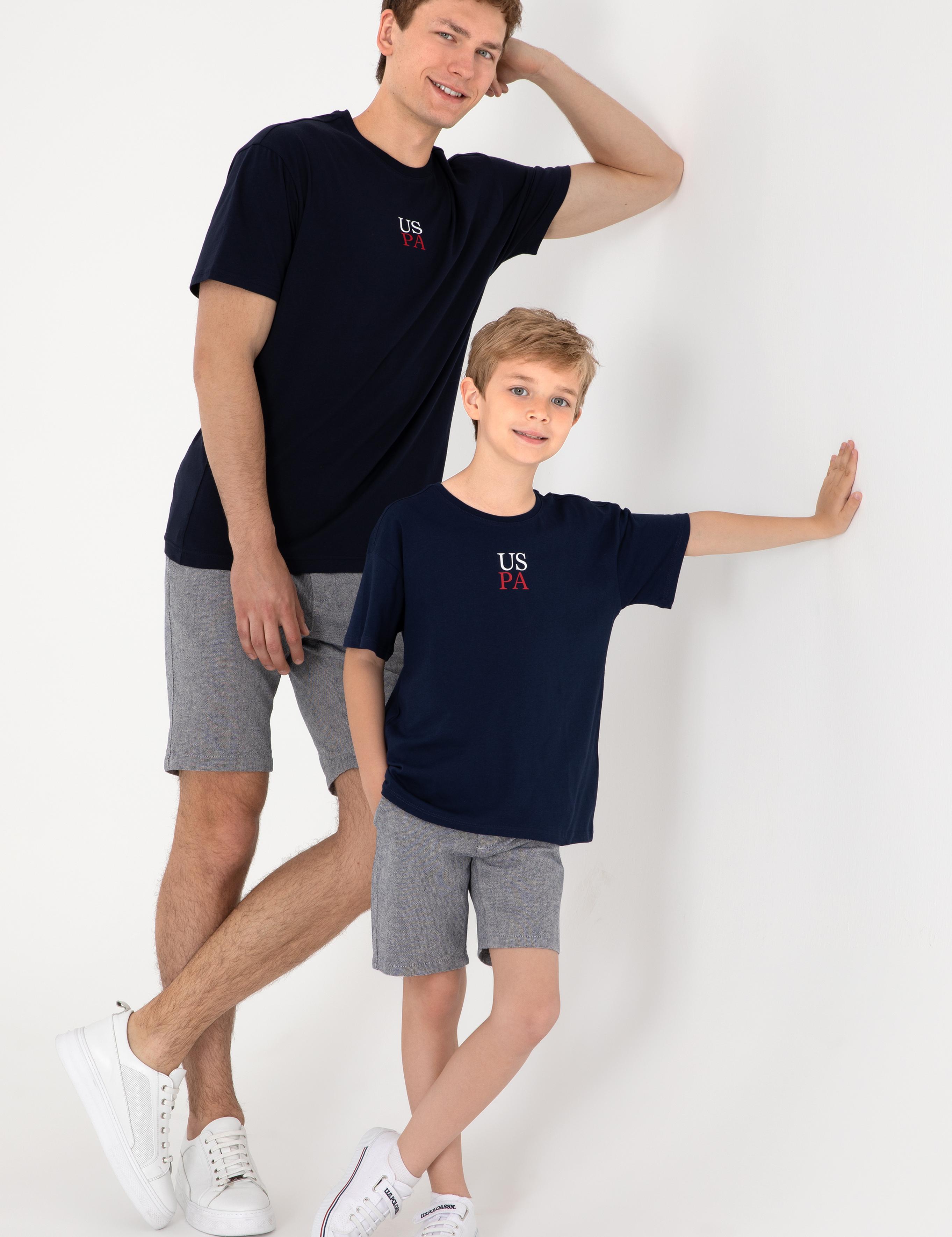 تی شرت یقه گرد آستین کوتاه ریلکس یقه گرد مردانه یو اس پولو | U.S. Polo Assn. - تصویر 2