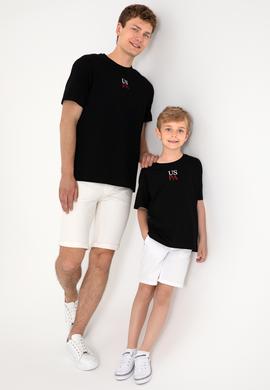 Erkek Comfort Fit Bisiklet Yaka Siyah Tişört - 50306450038