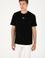 Erkek Comfort Fit Bisiklet Yaka Siyah Tişört