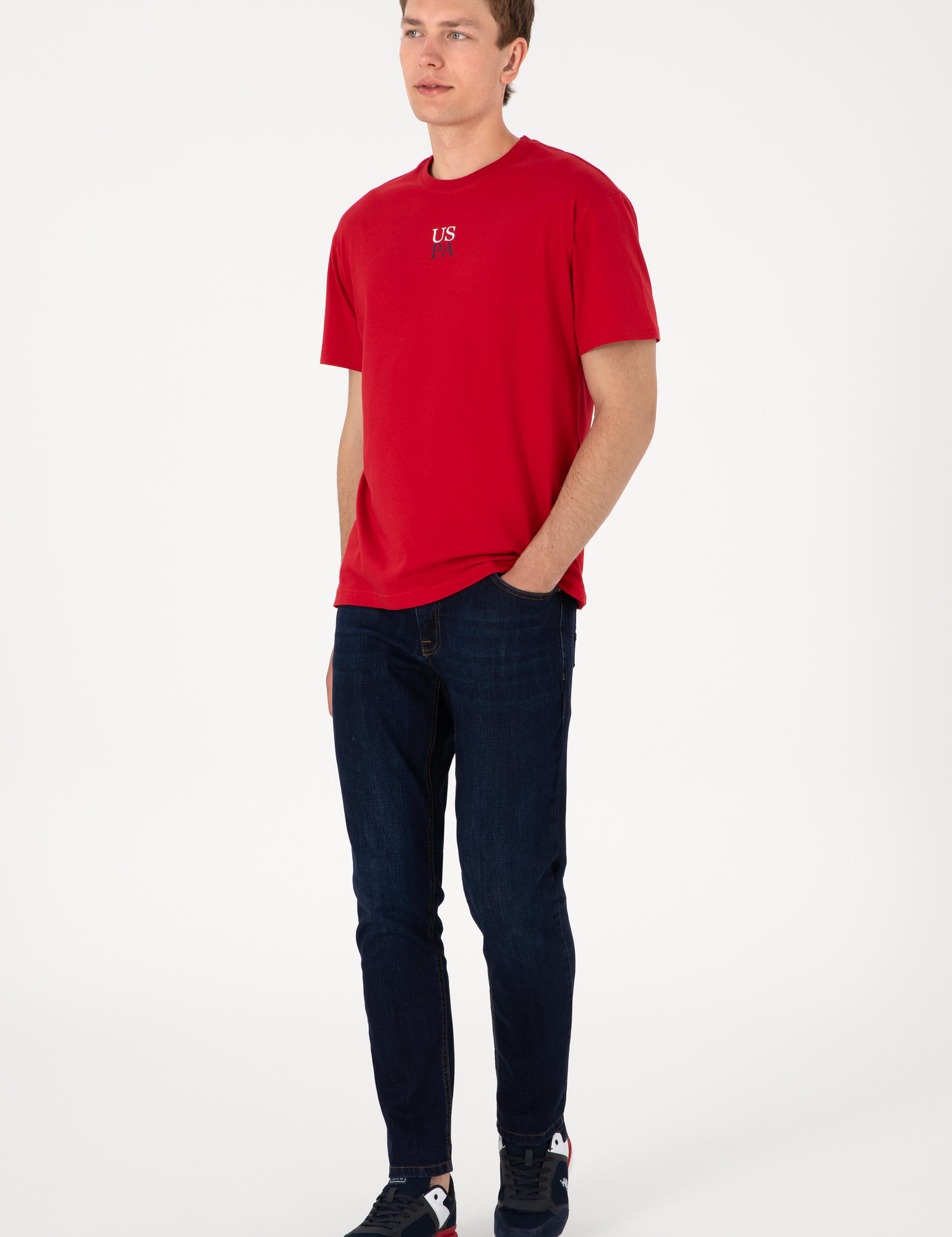 تی شرت یقه گرد آستین کوتاه ریلکس یقه گرد مردانه یو اس پولو | U.S. Polo Assn. - تصویر 6