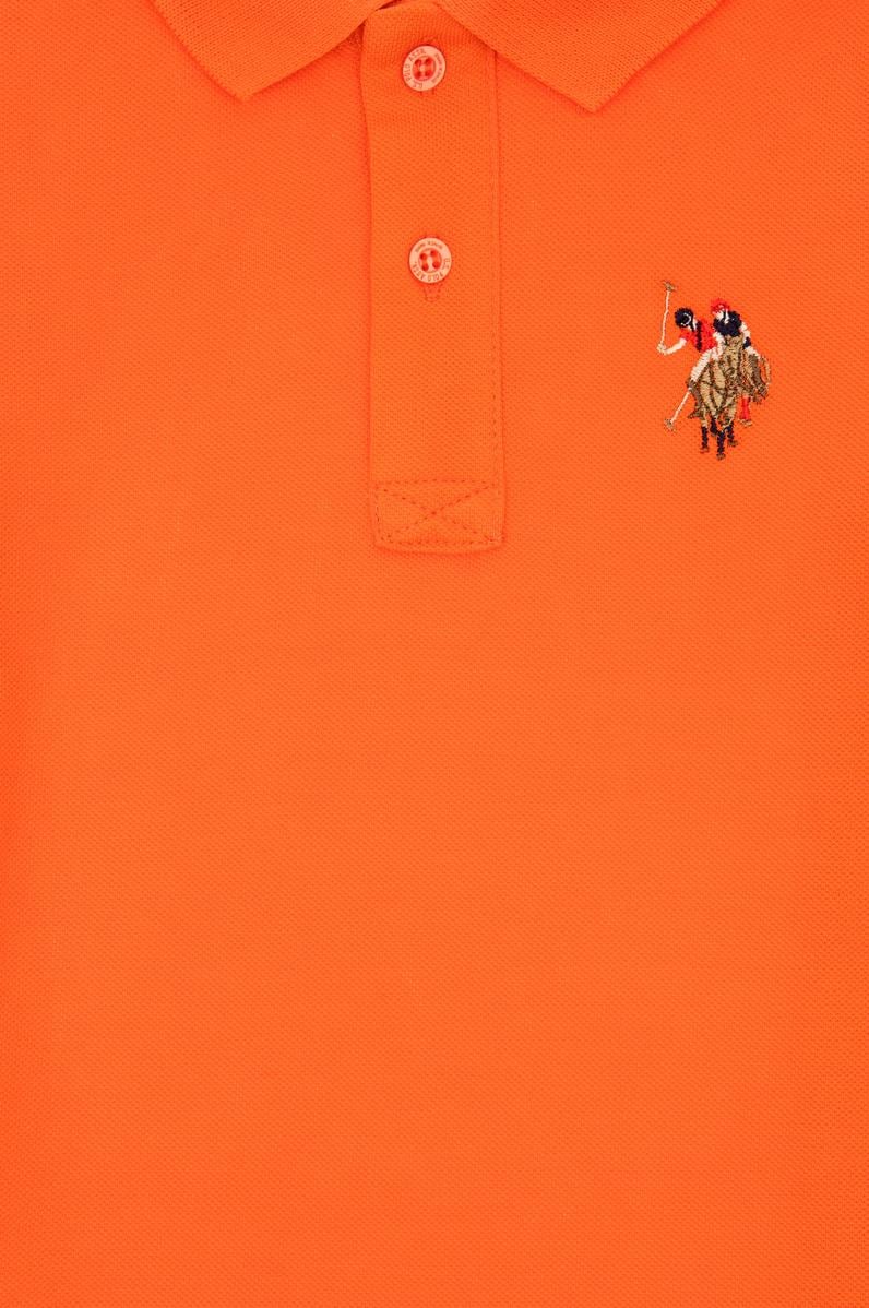 Erkek Çocuk Nar Çiçeği Basic Polo Yaka Tişört