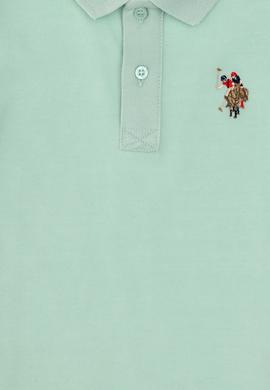 Erkek Çocuk Su Yeşili Basic Polo Yaka Tişört - 50306484090