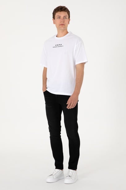 Erkek Siyah Slim Fit Jean Pantolon