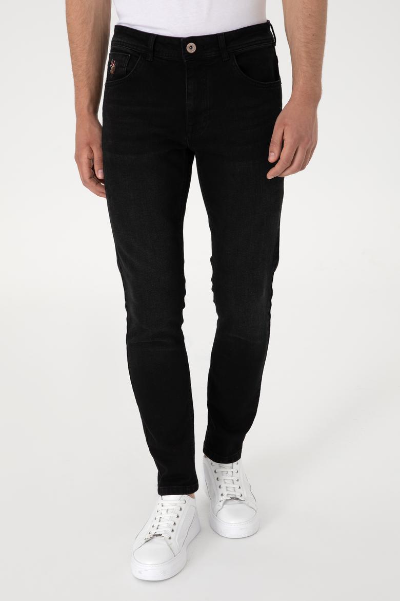 Erkek Siyah Slim Fit Jean Pantolon - 50308267023