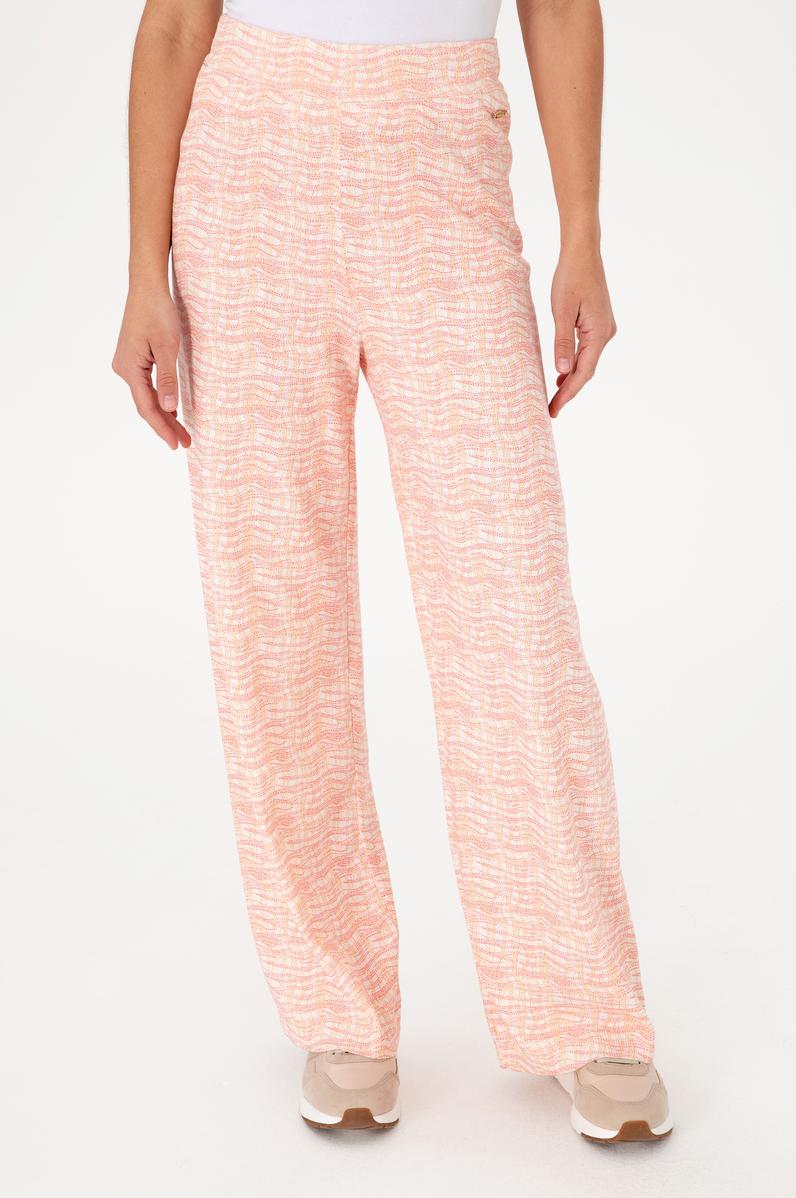 Kadın Turuncu Triko Pantolon