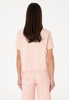 Kadın Turuncu Bisiklet Yaka Kazak - 50299362010